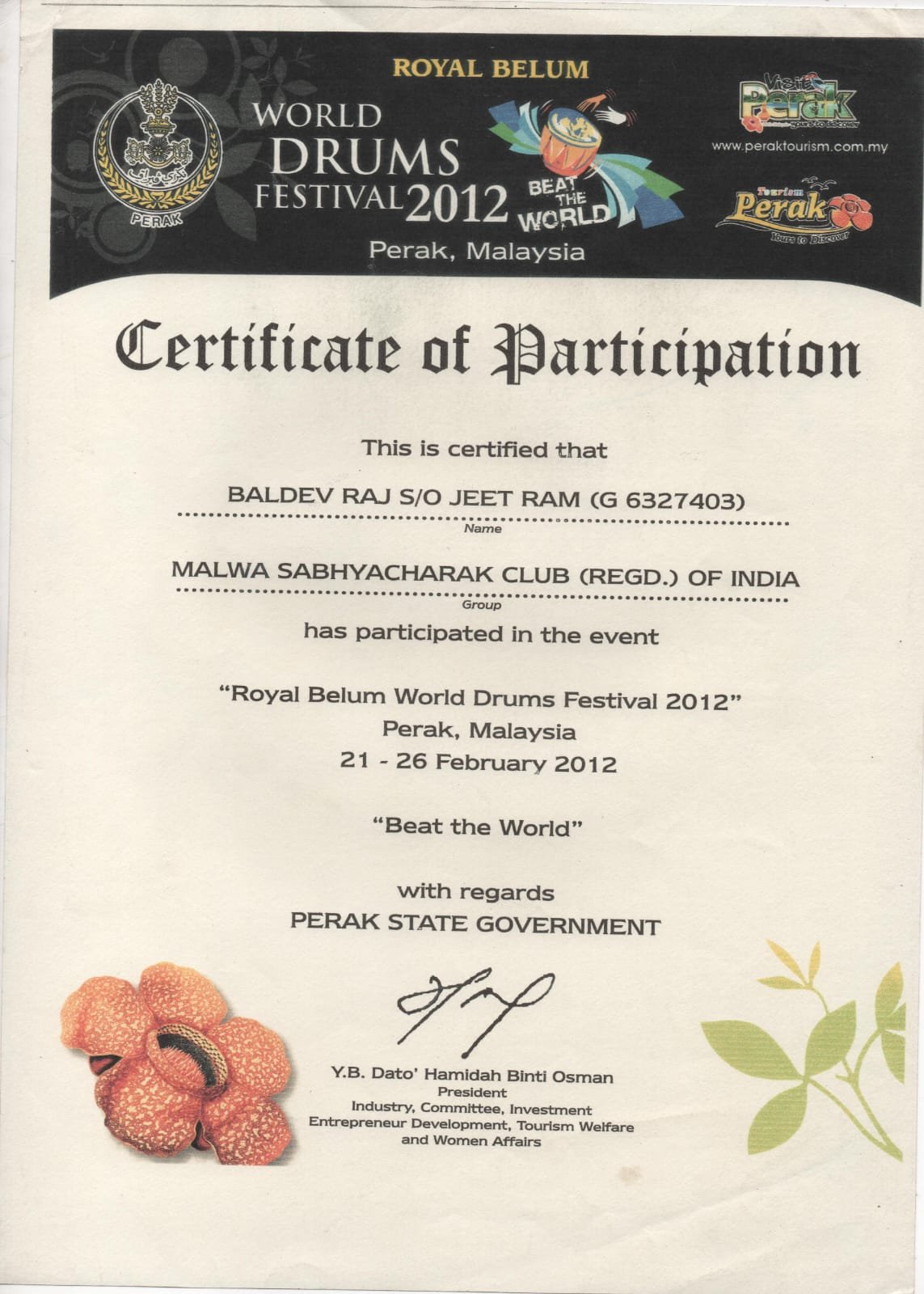 Lok Rang International Performances